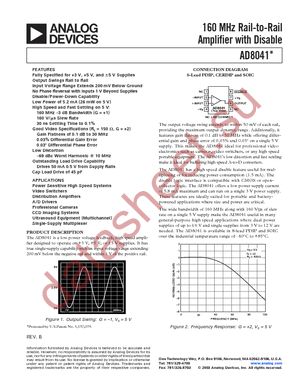 AD8041AN datasheet  